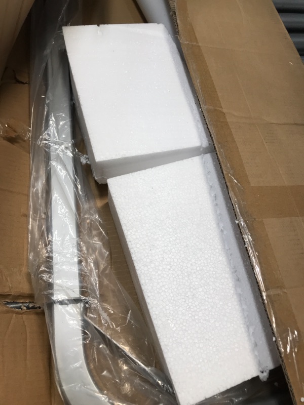 Photo 3 of VEVOR Boat Trailer Guide-on, 2PCS Steel Trailer Post Guide ons, with PVC Tube Covers, Complete Mounting Accessories Included, for Ski Boat, Fishing Boat or Sailboat Trailer 60"? with White PVC Tube Covers& Stiffeners