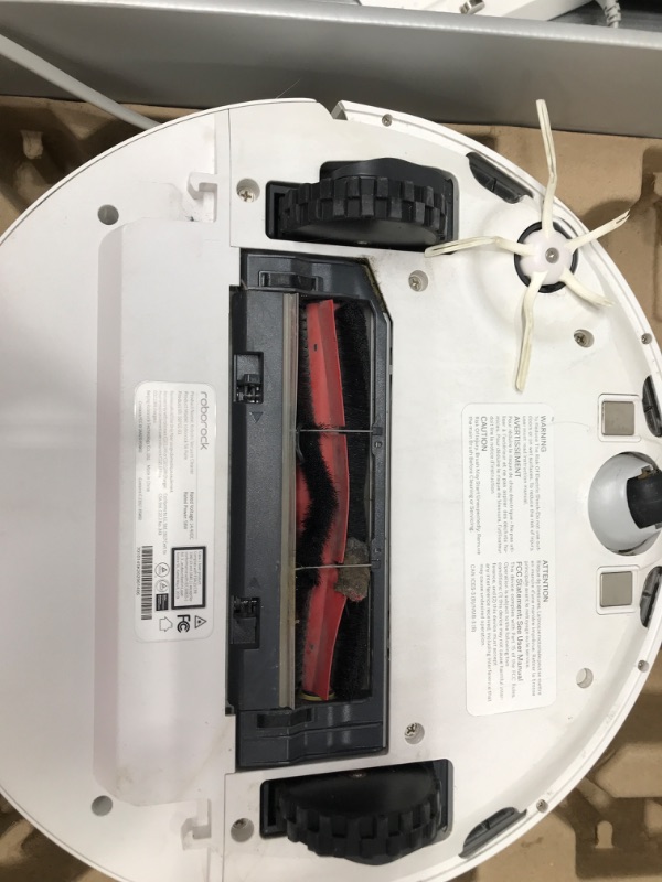 Photo 5 of ***TESTED/ POWERS ON***roborock S6 Pure Robot Vacuum and Mop, Multi-Floor Mapping, Lidar Navigation, No-go Zones, Selective Room Cleaning, Super Strong Suction Robotic Vacuum Cleaner, Wi-Fi Connected, Alexa Voice Control White