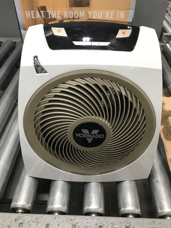 Photo 2 of ***TESTED/ POWERS ON***Vornado AVH10 Vortex Heater with Auto Climate Control, 2 Heat Settings, Fan Only Option, Digital Display, Advanced Safety Features, Whole Room, White AVH10 — Auto Climate Heater