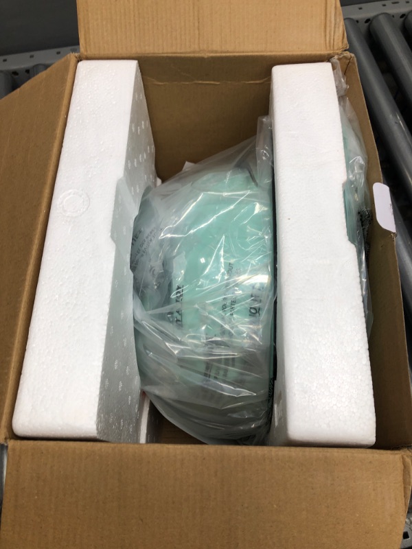 Photo 1 of DASH SmartStore™ Deluxe Stirring Popcorn Maker, Hot Oil Electric Popcorn Machine with Large Lid for Serving Bowl and Convenient Storage, 24 Cups – Aqua 24 Cups Aqua