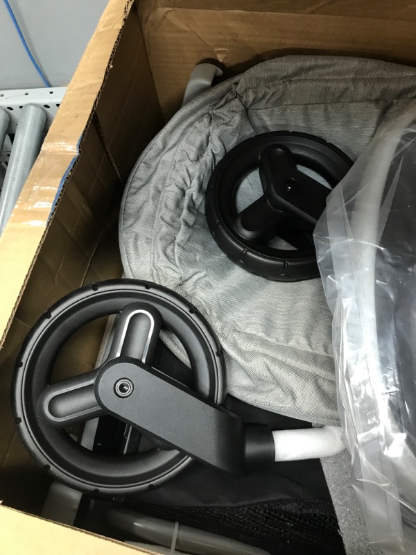 Photo 1 of Graco Ready2Grow LX 2.0 Double Stroller Features Bench Seat and Standing Platform Options, Clark "w/ Added Body Support Cushion" Clark