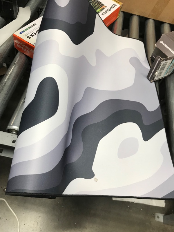 Photo 1 of Gamer Boss - Gaming Mouse Pad with Stitched Edges, Non-Slip Rubber Base Mouse Mat, Premium Cloth Mousepad, Desk Mat for Laptop, Computer & PC (Liquid Camo, 4ft Mega) 4ft Mega Liquid Camo