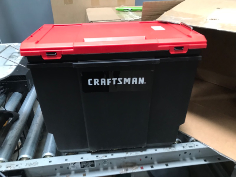 Photo 2 of *NOT COMPLETE*
CRAFTSMAN 19-in. 3-in-1 Rolling Tool Box with Wheels, Red, Plastic, Lockable (CMST18614)