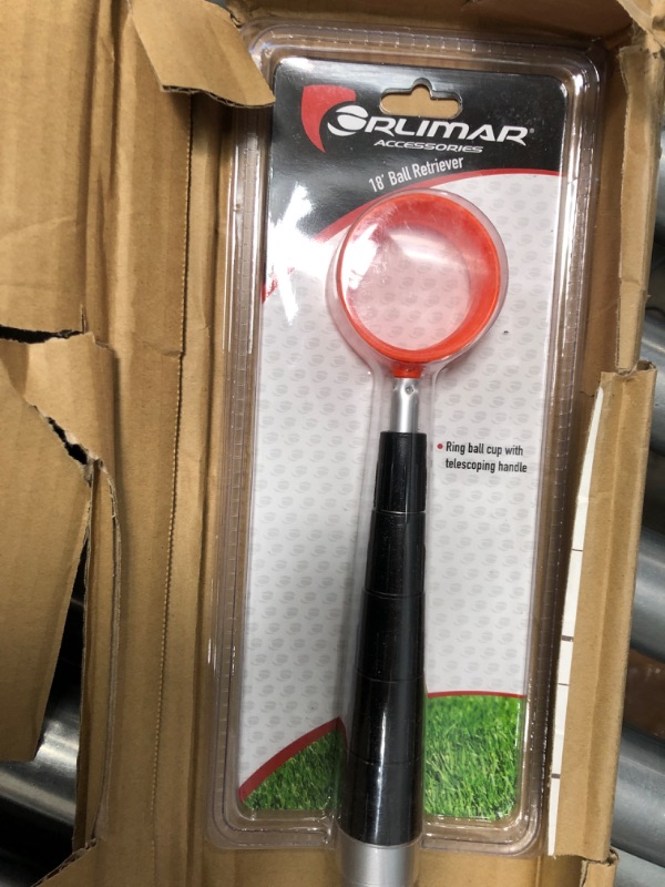 Photo 2 of **SEE NOTES**
Orlimar Fluorescent Head Golf Ball Retriever for Water, 12/15/18 Foot Telescopic Design 18-Foot