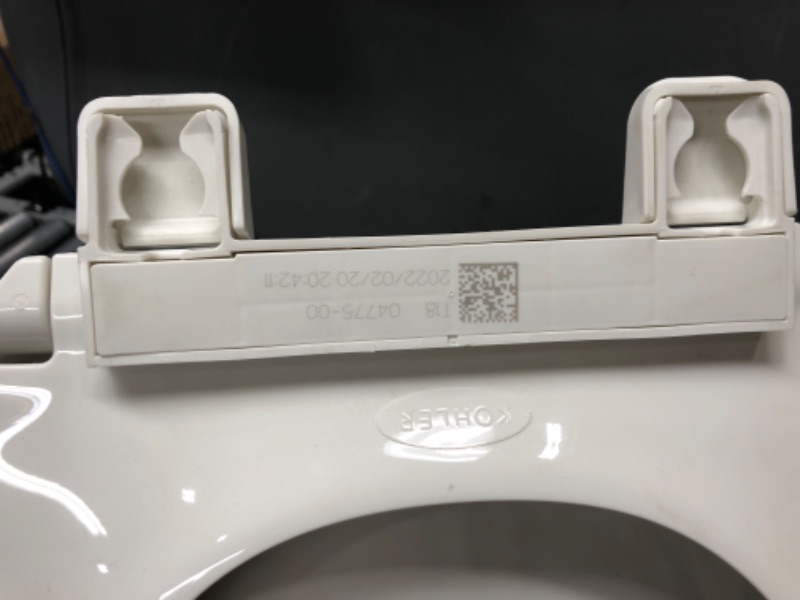Photo 12 of **PARTS ONLY**
Kohler 4775-0 Brevia Round Toilet Seat with Grip Tight Bumpers, Release, Quick Attach Hardware, Color Matched Hinges, White Round White

**MISSING PARTS AND HARDWARE **