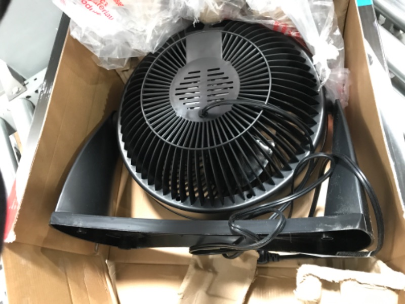 Photo 5 of 12 in. 3 Speed Whole Room Circulator Floor Fan