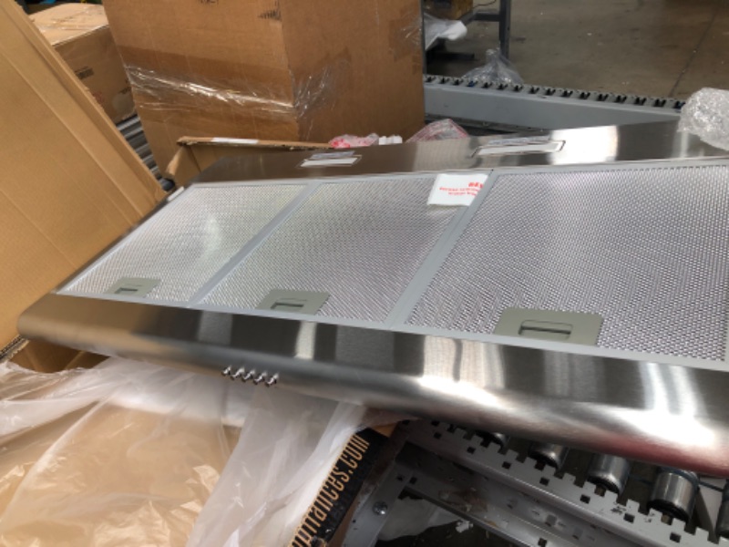 Photo 1 of Used *** Cosmo 200 CFM Ducted Under Cabinet Stainless Steel Range Hood With Push Button Control Panel, Kitchen Vent Hood Exha