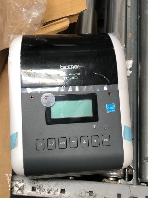 Photo 5 of Brother TD-4550DNWB 4-inch Thermal Desktop Barcode and Label Printer, for Labels, Barcodes, Receipts and Tags, 300 dpi, 6 IPS, Standard USB and Serial, Ethernet LAN, Built-in Wi-Fi and Bluetooth