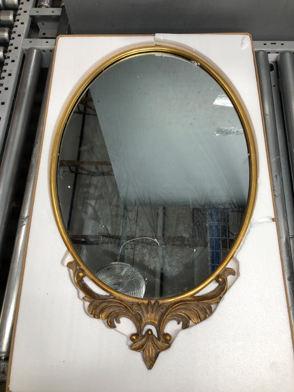 Photo 1 of 19th century mirror gold bronze 