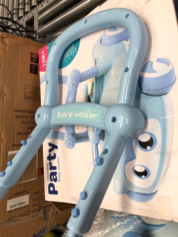 Photo 3 of Baby Walker for Boys 12 Months and Up,Sit-to-Stand Learning Activity Walker,All in One Dashboard Steering Wheel Pretend Play Driving for Toddler/Infant Push to Walk