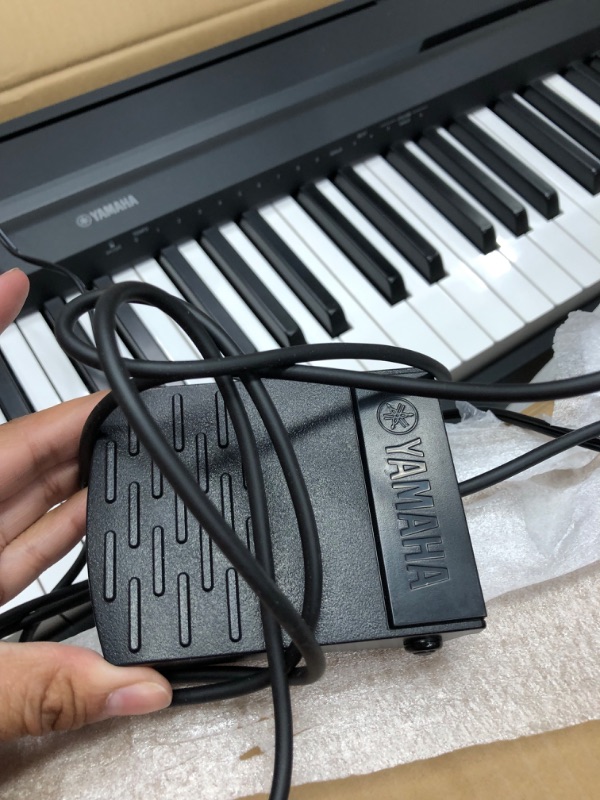 Photo 3 of YAMAHA P71 88-Key Weighted Action Digital Piano with Sustain Pedal and Power Supply