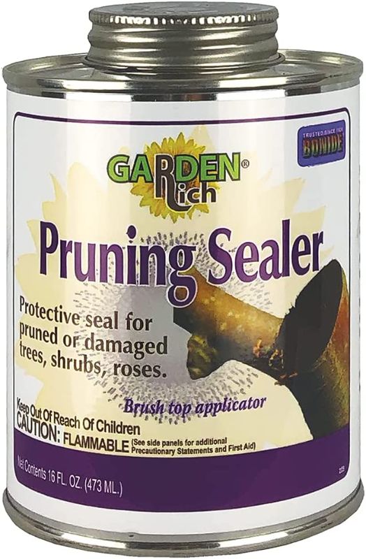 Photo 1 of 2 pk- Bonide Garden Rich Pruning Sealer with Brush Top Applicator, 16 oz Ready-to-Use Protective Seal for Trees, Shrubs, Roses
