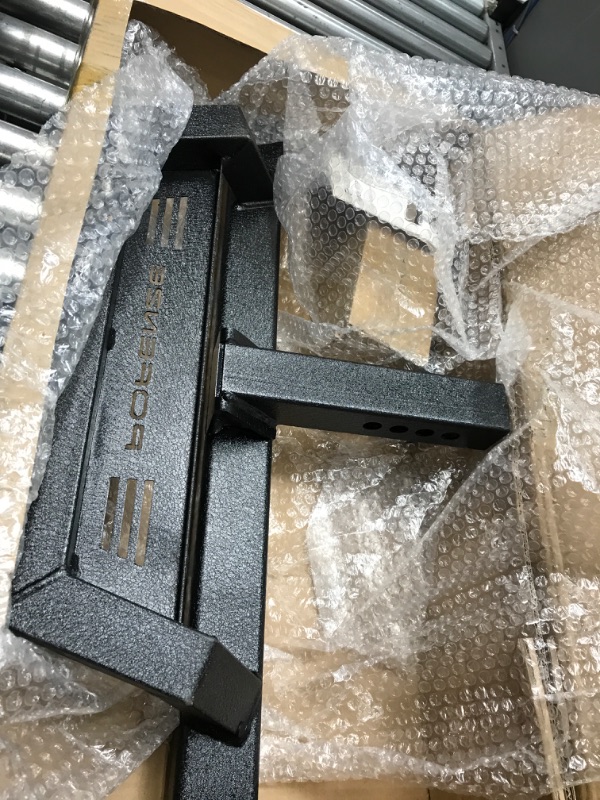 Photo 2 of LONGSUN Tow Hitch Step fit for Truck with 2 inch Hitch Receivers Strong Steel Construction Textured Black with Pin Lock