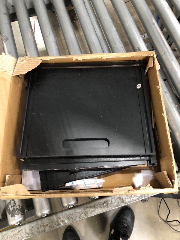 Photo 1 of Victrola Wooden Record Crate, Black (VA-20-BLK) Black Crate