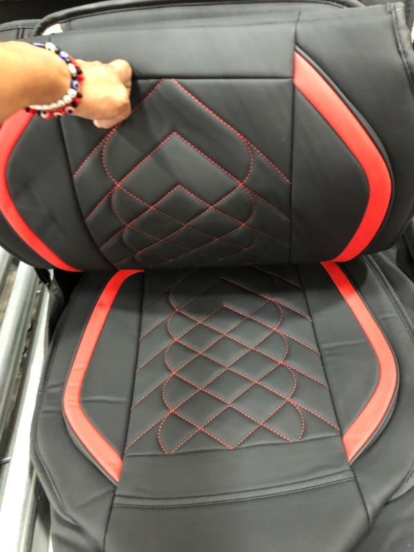 Photo 5 of *** USED IN LIKE NEW CONDITION *** Nilight Car Seat Covers Custom Fit 2009-2022 F150 Super Crew and 2017-2022 F250 F350 F450 Crew Cab Waterproof Leather Cushion for Pickup Truck (Full Set, 2 Front Seats and 3 Rear Seats)