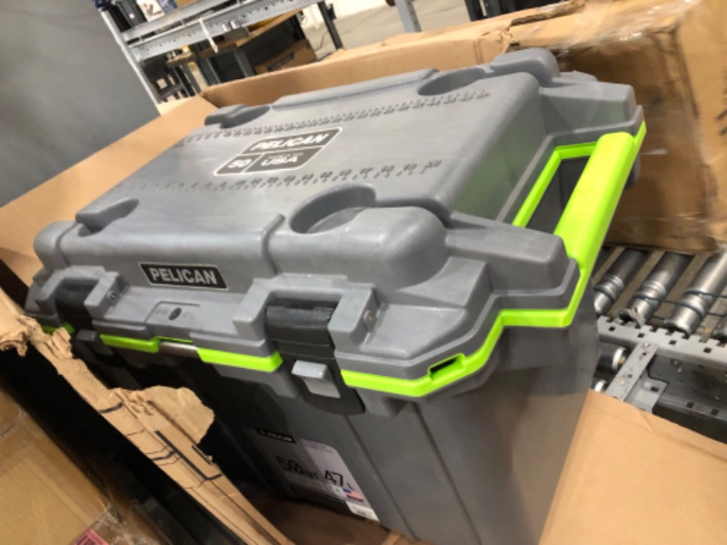 Photo 3 of **Capacity	50 Quarts
Item Dimensions LxWxH	30 x 20.3 x 20.4 inches***
Pelican 50 Quart Elite Cooler Grey/Green