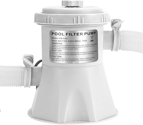 Photo 1 of  Clear Cartridge Pool Filter Pump for Above Ground, 300 GPH Pump Flow Rate, Electric Small Swimming Pool Filter Pump Cleaning Tool Filter Cartridge, Quick Set Above Ground Pools110-120V