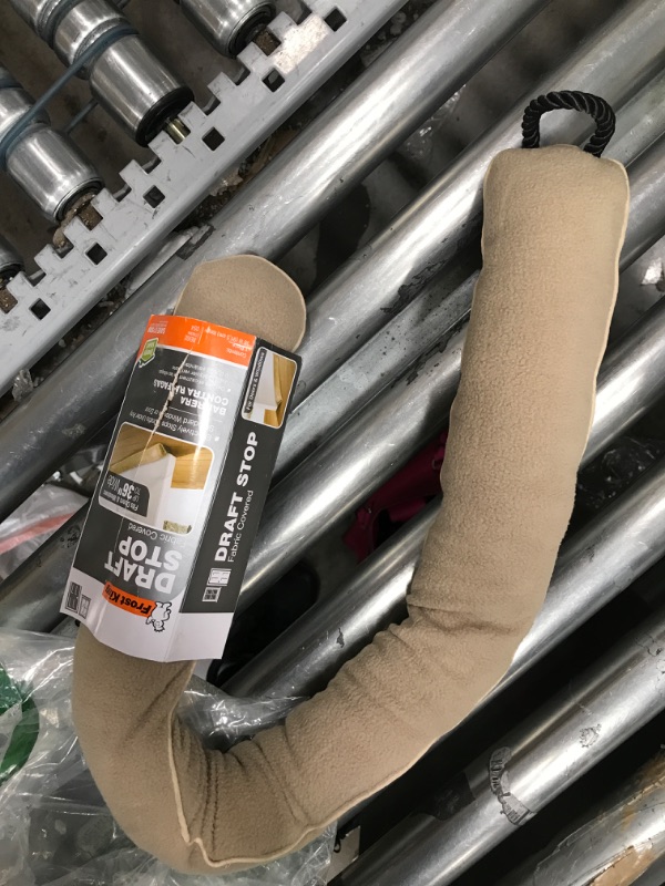 Photo 1 of Frost King DS2 Door or Window Draft Stop Cloth Seal, 3-Feet, Beige