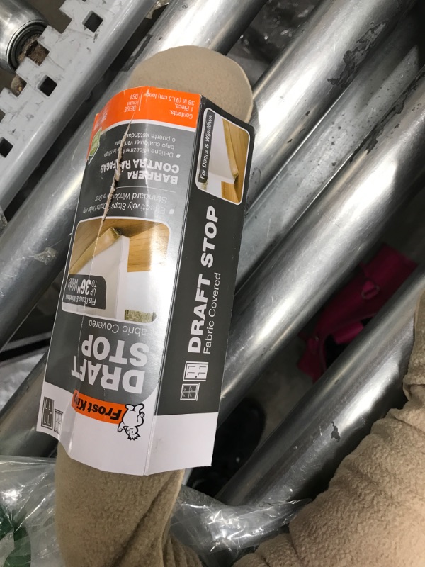 Photo 1 of Frost King DS2 Door or Window Draft Stop Cloth Seal, 3-Feet, Beige