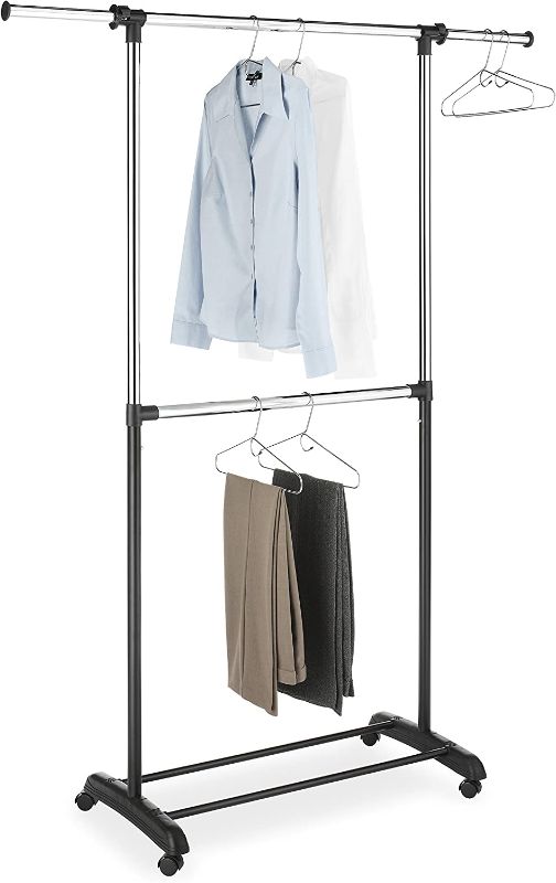 Photo 1 of 2-Rod Garment Rack 