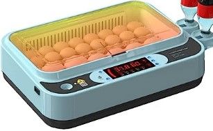 Photo 1 of 220V Eggs Incubator Brooder Bird Quail Incubator Chick Hatchery Incubator Poultry Hatcher Turner Automatic Farm Incubation Tools (US Plug,15 Eggs)
