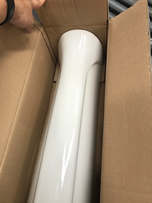Photo 1 of ( ONLY BASE ) American Standard Cadet Pedestal Vitreous China Bathroom Sink with Pre-Drilled Single Faucet Hole - Pedestal Base Included
