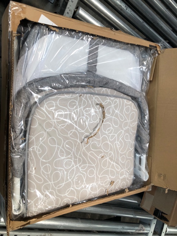 Photo 1 of besrey Bassinet for Baby, 3 in 1 Portable Baby Bassinets, Rocking Cradle Bed, Easy Folding Bedside Sleeper Crib, Quick-Fold for Newborn Infant, up to 33 lb Compact Storage, Mattress and Net Included
