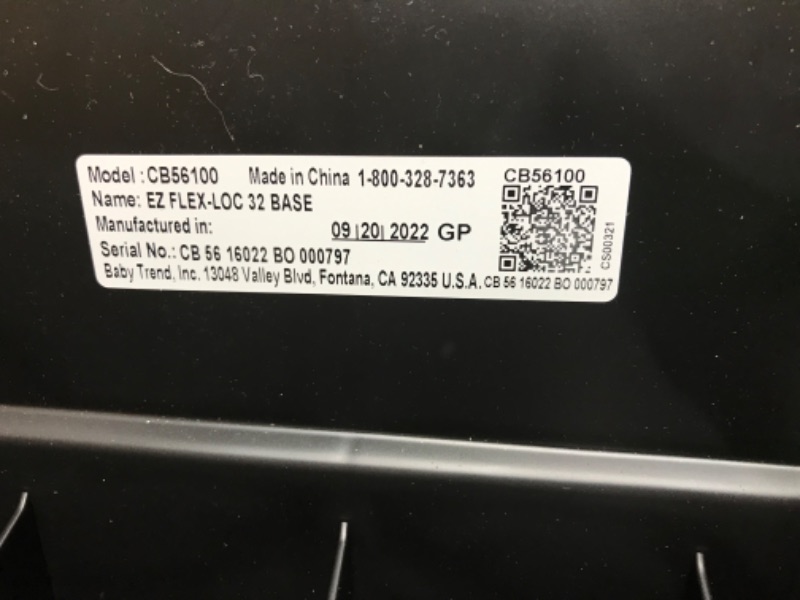 Photo 1 of Baby Trend EZ Flec Loc 32 Infant Car Seat Base, Black