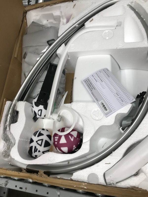 Photo 2 of 4moms MamaRoo Multi-Motion Baby Swing, Bluetooth Baby Swing with 5 Unique Motions, Grey