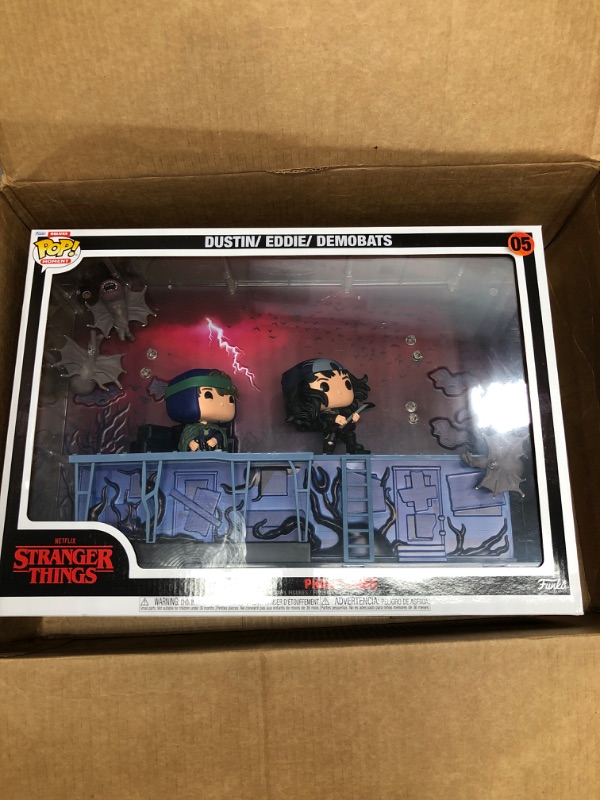 Photo 2 of Funko Pop! Moments Deluxe: Stranger Things - Phase Three, Dustin, Eddie, Demobats