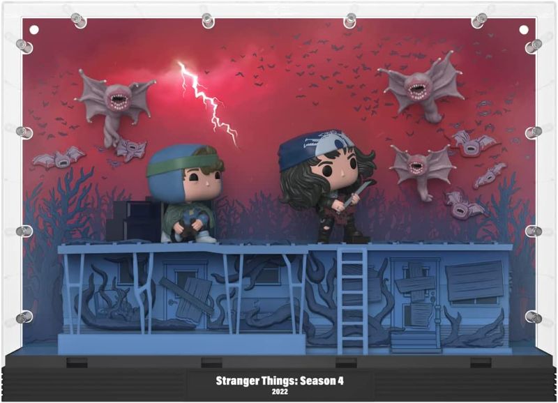 Photo 1 of Funko Pop! Moments Deluxe: Stranger Things - Phase Three, Dustin, Eddie, Demobats