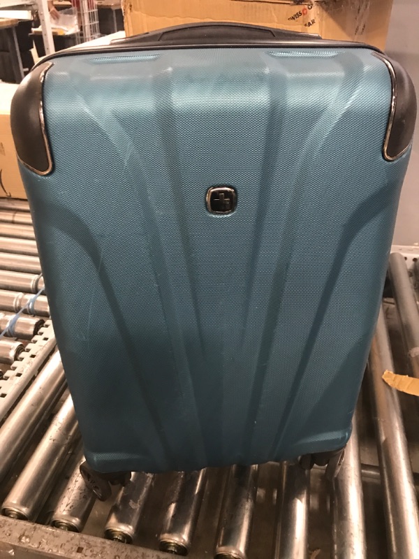 Photo 1 of **MINOR DAMAGE FROM USE**  SwissGear 7272 Energie Hardside Luggage Carry-On Luggage With Spinner Wheels & TSA Lock, 19”