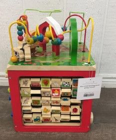 Photo 1 of Battat Wooden Activity Cube