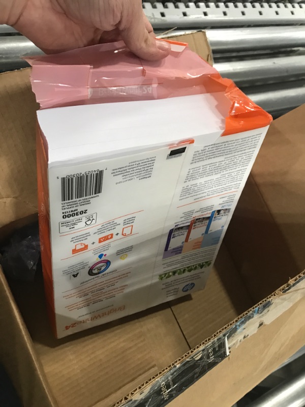 Photo 2 of HP Printer Paper | 8.5 x 11 Paper | BrightWhite 24 lb |1 Ream - 500 Sheets| 100 Bright | Made in USA - FSC Certified | 203000R 1 Ream | 500 Sheets Letter (8.5 x 11)