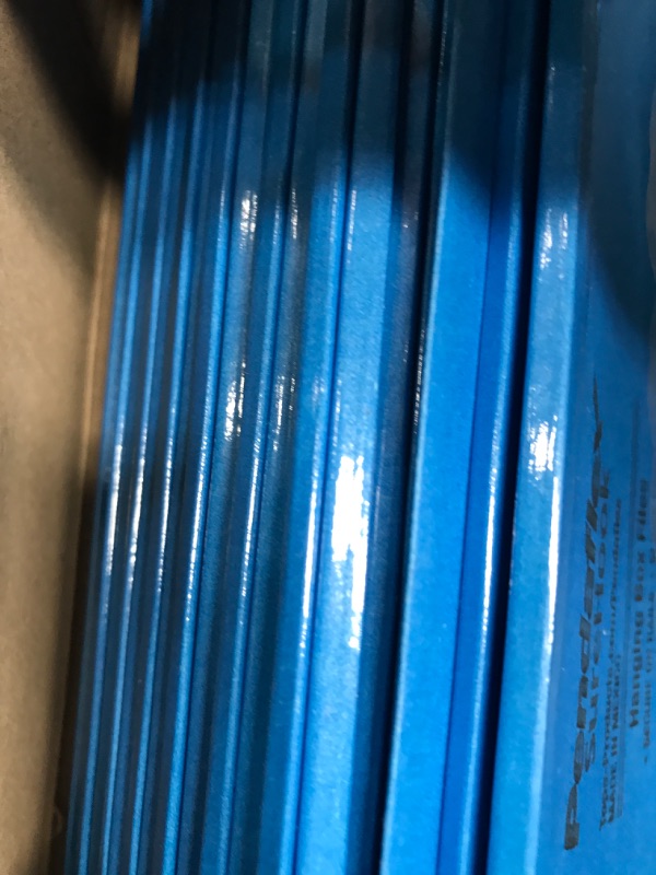 Photo 2 of Pendaflex SureHook Hanging File Folders, 3" Expansion, Letter Size, Blue, 25/Box (PFX 59203)