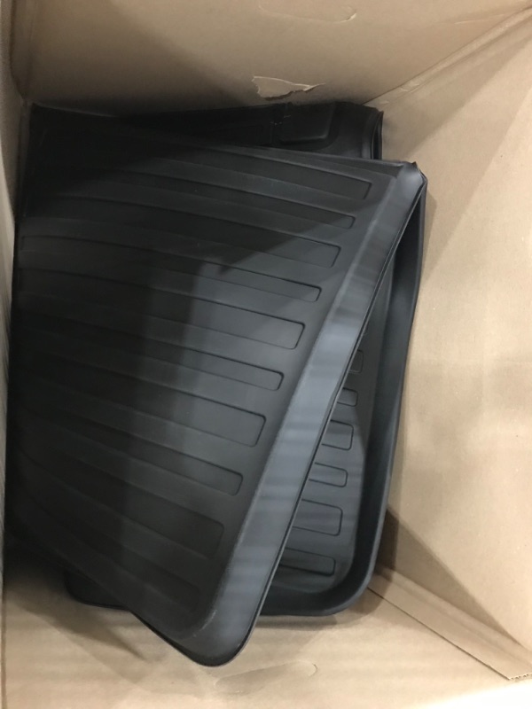 Photo 2 of T TGBROS Custom Fit for Car Cargo Mat 2023 Kia Sportage (Cargo Tray in Upper Deck Position)(Only Fits with Speaker Model) All Weather Cargo Liner Rear Trunk Liner Black Odourless Non-Slip