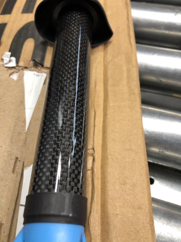 Photo 3 of **MINOR SHIPPING DAMAGE**Best Marine Kayak Paddle | Carbon Fiber Shaft & Fiberglass Reinforced Polypropylene Blades | 220cm, 234cm, 250cm | Lightweight Kayak Paddles for Adults | Kayak Oars & Accessories Blue Prism 234.0 Centimeters