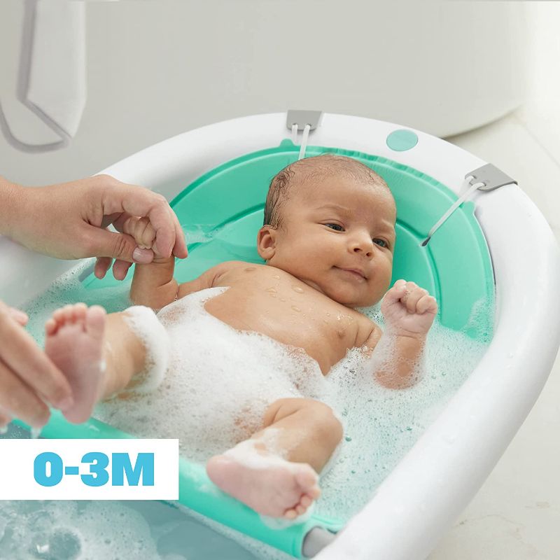 Photo 1 of 
Frida Baby 4-in-1 Grow-with-Me Bath Tub| Transforms Infant Bathtub to Toddler Bath Seat with Backrest for Assisted Sitting in Tub
Style:4-in-1 Grow-with-Me Bath Tub