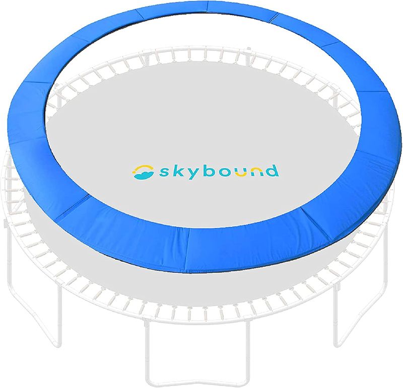 Photo 1 of SkyBound Universal Replacement Trampoline Safety Pad - Spring Cover Fits 8ft 10ft 12ft 14ft 15ft Frames - Comfortable, Long Lasting, and Water-Resistant
