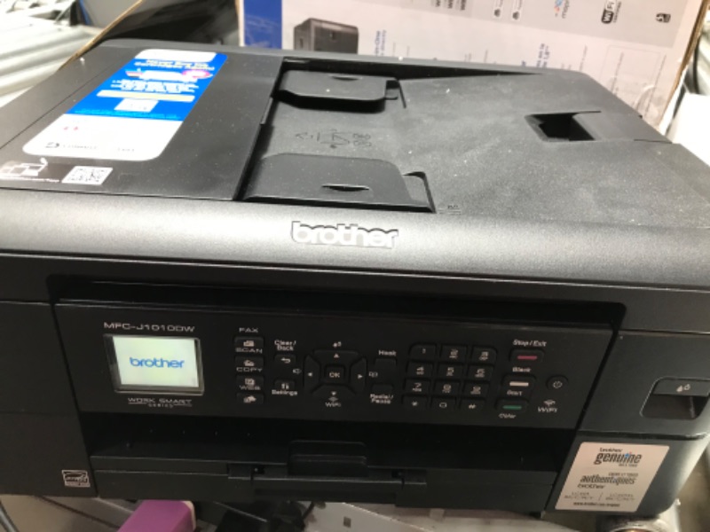 Photo 2 of Brother MFC-J1010DW Wireless Color Inkjet All-in-One Printer with Mobile Device and Duplex Printing, Refresh Subscription and Amazon Dash Replenishment Ready