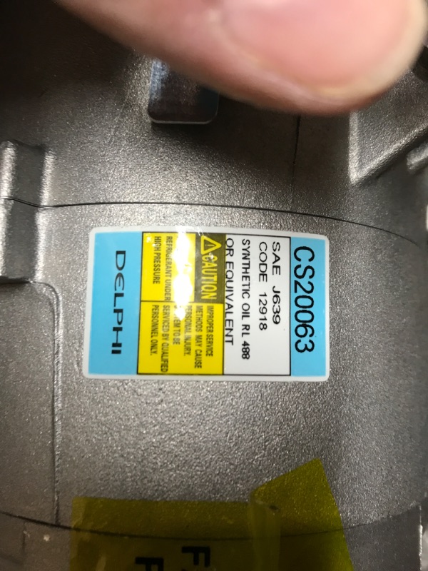 Photo 1 of Delphi CS20063 New Air Conditioning Compressor