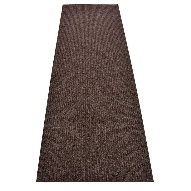 Photo 3 of 94 x 23 inch brown hallway rug