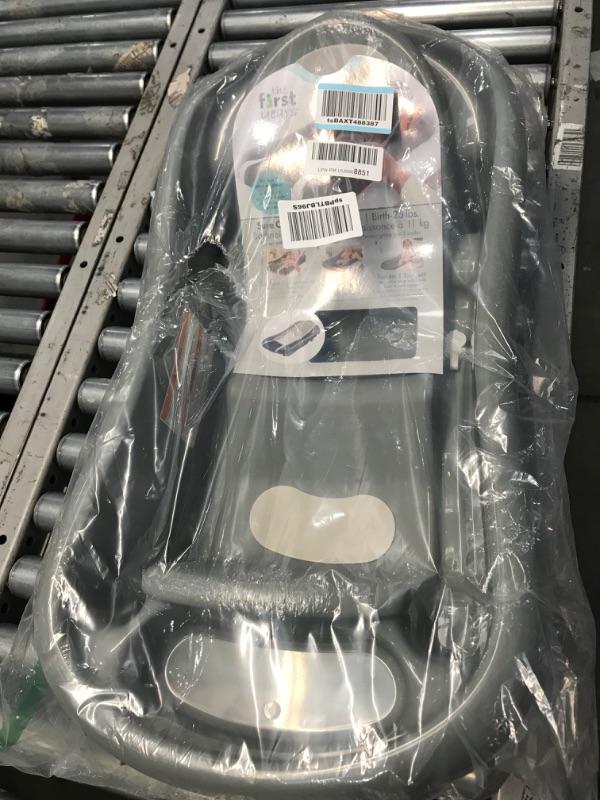 Photo 3 of ! Missing harness ! The First Years Sure Comfort Renewed Baby Bathtub — 50% Recycled Plastic — 3-in-1 Newborn to Toddler Bathtub — Baby Bath Essentials Gray