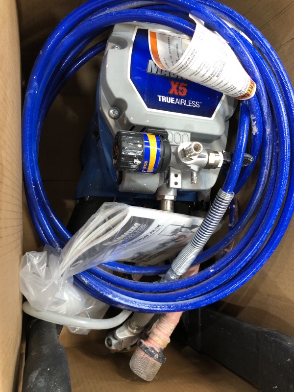 Photo 2 of (PARTS ONLY)Graco Magnum 262800 X5 Stand Airless Paint Sprayer, Blue Magnum X5 Airless Paint Sprayer