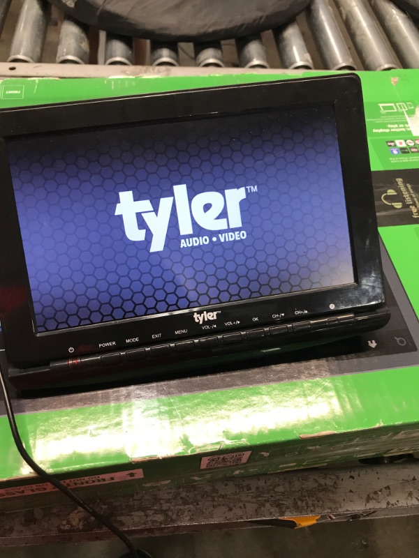 Photo 4 of Tyler TTV706 10” Portable Widescreen 1080P LCD TV with Detachable Antennas, HDMI, USB, RCA, FM Radio, Built in Digital Tuner, AV Inputs, AC/DC, (3) Antennas, and Remote Control