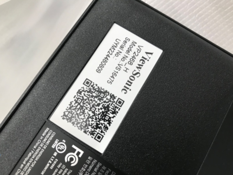 Photo 4 of FACTORY SEAL OPENED FOR INSPECTION/TESTING**ViewSonic VP2468_H2 24-Inch Premium Dual Pack Head-Only IPS 1080p Monitors with ColorPro 100% sRGB Rec 709, 14-bit 3D LUT, Eye Care, HDMI, USB, DP Daisy Chain, VESA
