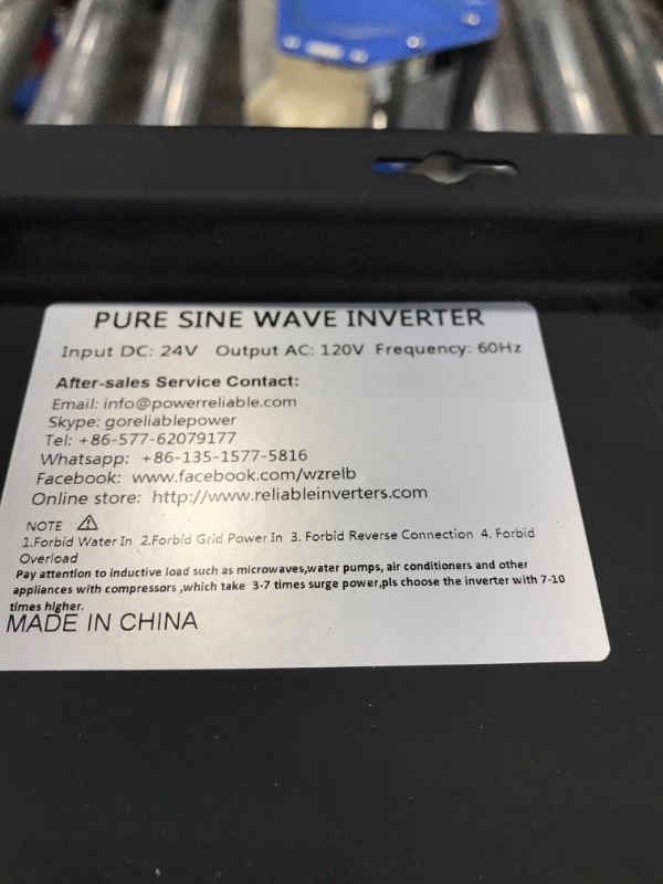 Photo 5 of WZRELB Pure Sine Wave 5000W (10000W Surge) 24V Power Inverter DC to AC Power - Solar, RV, RBP-S500024 5000W 24V