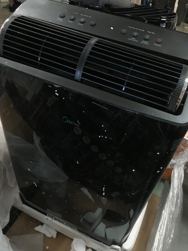 Photo 2 of Midea Duo 12,000 BTU (10,000 BTU SACC) HE Inverter Ultra Quiet Portable Air Conditioner, Cools up to 450 Sq. Ft., Works with Alexa/Google Assistant, Includes Remote Control & Window Kit Dual Hose, Inverter 12,000 BTU