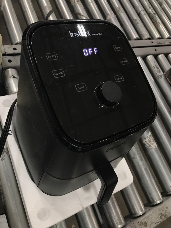 Photo 1 of Instant Vortex 4-in-1 Air Fry, Roast, Toast, Crisp, Dehydrate, Reheat, 2 Quart, Black
