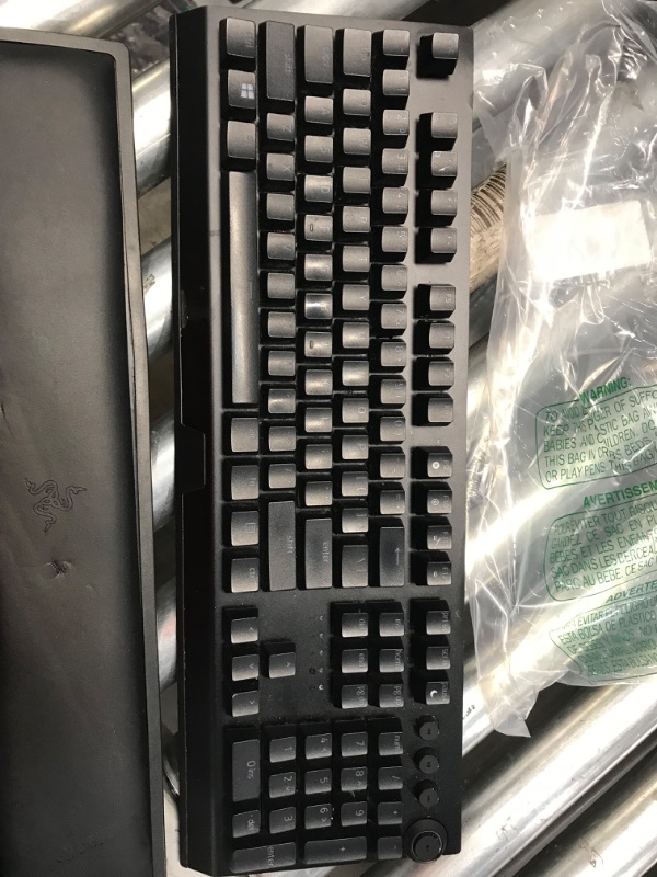 Photo 2 of Razer BlackWidow V3 Pro Mechanical Wireless Gaming Keyboard: Green Mechanical Switches - Tactile & Clicky - Chroma RGB Lighting - Anti-Ghosting - Programmable Macro Functionality 
